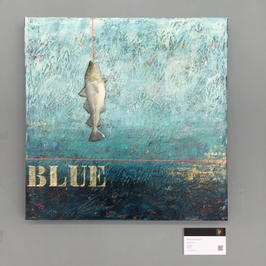 Bla bla blue oceans | 60 x 60 cm | Mixed media | 2015-2016